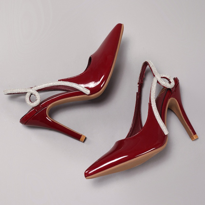 Sexy Patent Leather Pointed To - Casual Sandal Leather review and price